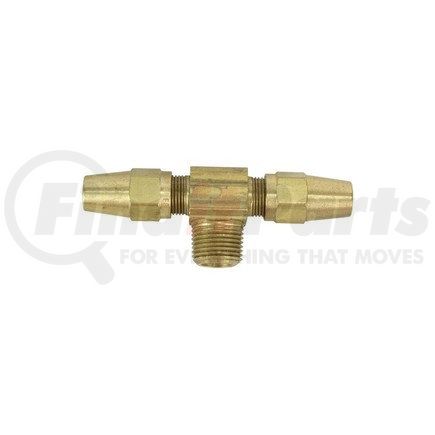 S-24674 by NEWSTAR - Air Brake Fitting - Male Branch Tee Brass Compression Fitting, 3/8" OD, 3/8" NPT Thread Size