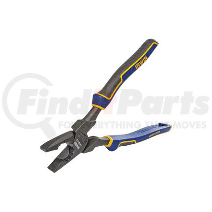 1902415 by IRWIN - High Leverage Lineman's Pliers with Fish Tape Puller, 9-1/2"