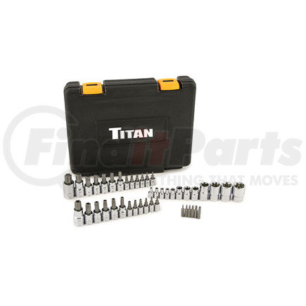 54137 by TITAN - Master Star Bit Socket Set, 43Pc