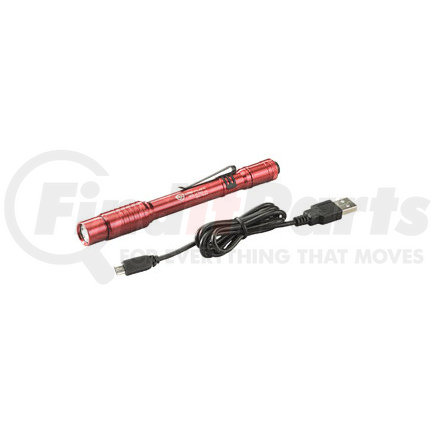 66137 by STREAMLIGHT - Stylus Pro® USB with USB Cord and Nylon Holster, Red