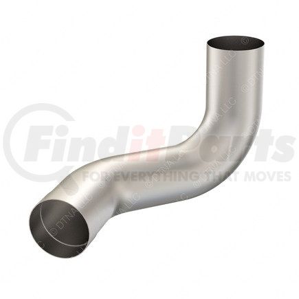 04-19610-001 by FREIGHTLINER - Exhaust Pipe - Muffler, Sob Chrome