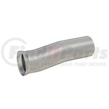 04-21015-012 by FREIGHTLINER - Engine Pipe - Exhaust, Aluminized Steel, 14.29" C to C Length, 3.86" ID, 4" OD, 4.54" Flange OD