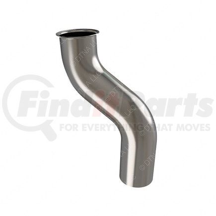 04-21016-008 by FREIGHTLINER - Exhaust Pipe - Aluminized Steel, 20.38" C to C Length, 4.86" ID, 5" OD, 5.67" Flange OD