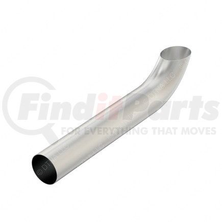 04-16759-032 by FREIGHTLINER - Exhaust Stack Pipe - 4 Inch Aluminized Steel, Curved