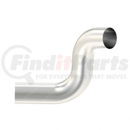 04-28008-001 by FREIGHTLINER - Exhaust Pipe Elbow - Aluminized Steel, 21.71" C to C Length, Right, 6.50" Bending Radius