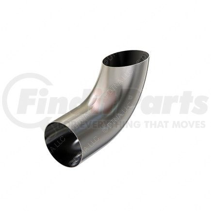 04-31798-014 by FREIGHTLINER - Exhaust Stack Pipe - Curved Stack, 5 Inch, Polished, Stainless Steel