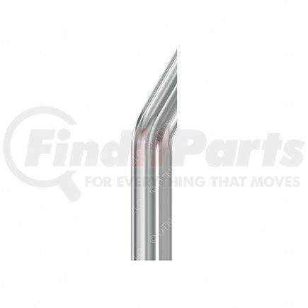 04-31811-026 by FREIGHTLINER - Exhaust Stack Pipe - 30 Degree Curved Stack, 5 Inch, Polished