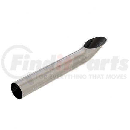 04-31811-038 by FREIGHTLINER - Exhaust Stack Pipe - 30 Degree Curved Stack, 5 Inch, Polished