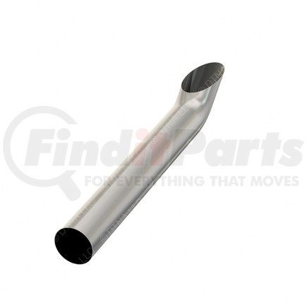 04-31811-044 by FREIGHTLINER - Exhaust Stack Pipe - 30 Degree Curved Stack, 5 Inch, Polished