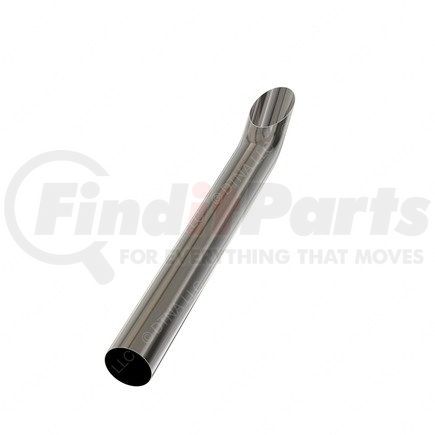 04-31811-050 by FREIGHTLINER - Exhaust Stack Pipe - 30 Degree Curved Stack, 5 Inch, Polished