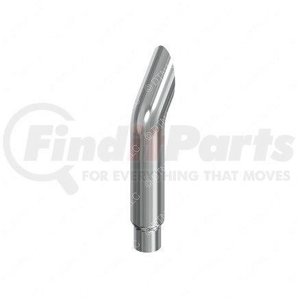 04-31813-032 by FREIGHTLINER - Exhaust Stack Pipe - 30 Degree Curved Stack, 4 To 5 Inch, Polished