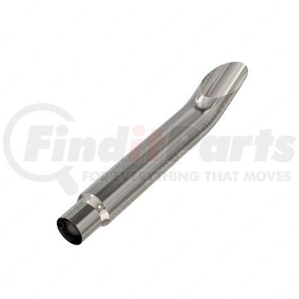 04-31813-038 by FREIGHTLINER - Exhaust Stack Pipe - 30 Degree Curved Stack, 4 To 5 Inch, Polished