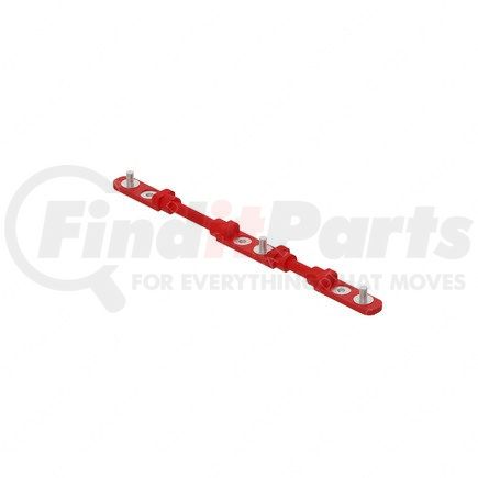 06-48715-000 by FREIGHTLINER - Positive Auxiliary Battery Jumper Cable - 3 Battery, 3 Stud, Positive, Red