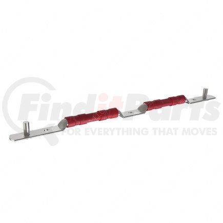 06-63785-000 by FREIGHTLINER - Battery Jumper Cable - 3 Battery, 2 Stud, Positive, Red