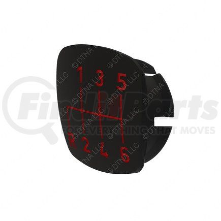 07-22392-001 by FREIGHTLINER - Multi-Purpose Cap - Shift Pattern, 6-Speed