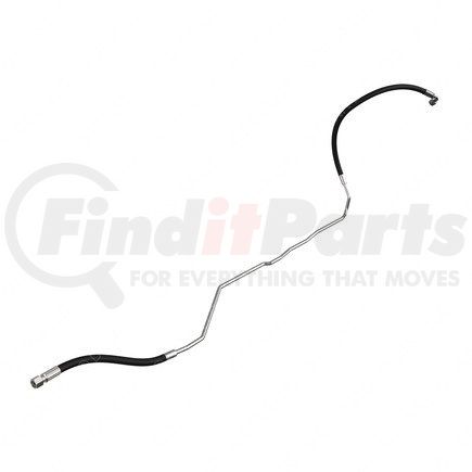 07-23280-000 by FREIGHTLINER - Transmission Oil Cooler Line - Right Hand, Return, M-Coolant to Oil Cooling, DD13