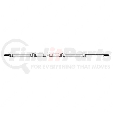 07-14376-004 by FREIGHTLINER - Manual Transmission Shift Cable - AL20