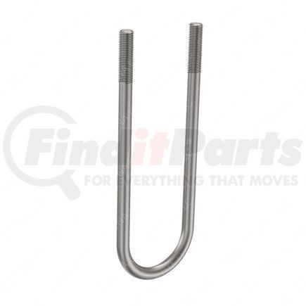 11-16660-002 by FREIGHTLINER - Leaf Spring Axle U-Bolt - Steel, 3.54 in. Thread Length, 1-14 UNF-2A in. Thread Size