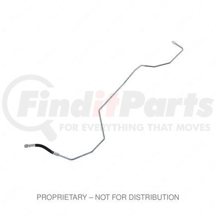 07-23158-000 by FREIGHTLINER - Transmission Oil Cooler Line - Left Hand, Return, P3-125, DD15, W1750