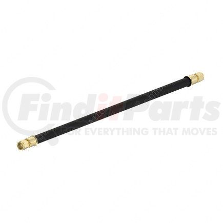 12-20822-023 by FREIGHTLINER - Air Brake Hose - #6, Fiber Braided, (2) SAE 45 Swivel End