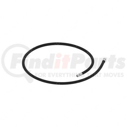 12-20822-055 by FREIGHTLINER - Air Brake Hose - #6, Fiber Braided, (2) SAE 45 Swivel End