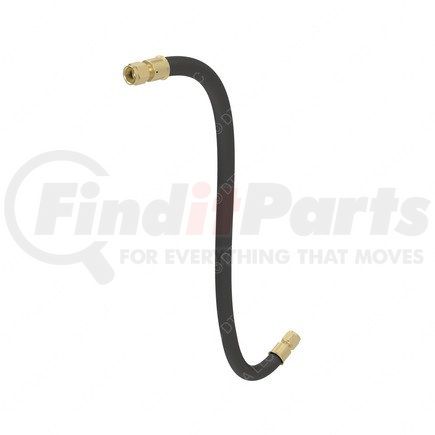 12-21021-032 by FREIGHTLINER - Air Brake Pre-Assembled Line Kit - Hose, #8, C/B, (2) SAE 45 Swivel End