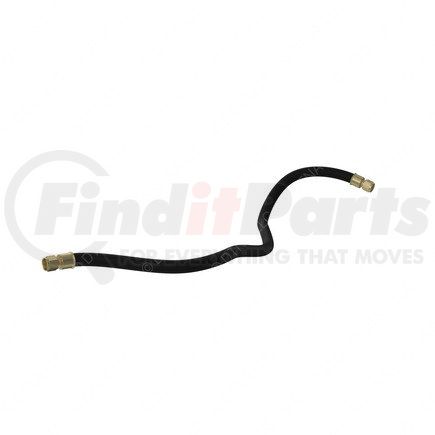 12-21021-047 by FREIGHTLINER - Air Brake Pre-Assembled Line Kit - Hose, #8, C/B, (2) SAE 45 Swivel End