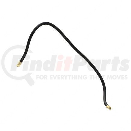 12-21021-068 by FREIGHTLINER - Air Brake Air Line - Synthetic Rubber, Black, 0.19 in. THK, 3/4-16 in. Thread Size