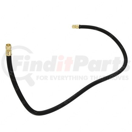 12-21021-080 by FREIGHTLINER - Air Brake Pre-Assembled Line Kit - Hose, #8, C/B, (2) SAE 45 Swivel End