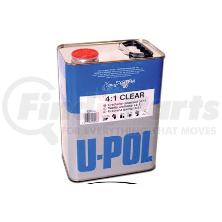 UP2882 by U-POL PRODUCTS - 4:1 Universal Clearcoat, Clear, 8lbs