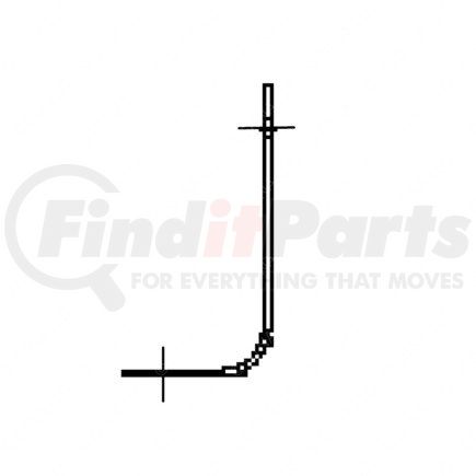 1712625001 by FREIGHTLINER - PLATE WEAR HOOD REAR B