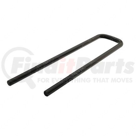 16-15649-000 by FREIGHTLINER - Leaf Spring Axle U-Bolt - Steel, 3.54 in. Thread Length, 5/8-18 UNF in. Thread Size