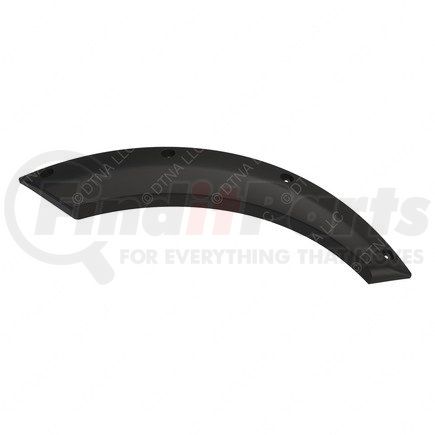 17-18219-001 by FREIGHTLINER - Fender Extension Panel - Right Side, Thermoplastic Olefin, Black, 5 mm THK