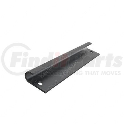 17-14794-001 by FREIGHTLINER - Hood Torsion Bar - Steel, Black, 15.17 in. x 1.38 in., 0.19 in. THK