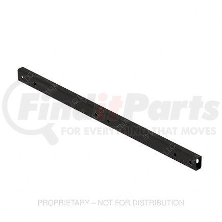 17-14327-000 by FREIGHTLINER - Hood Panel Brace - Steel, Black, 1134 mm x 38.1 mm, 4.8 mm THK