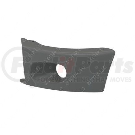 21-26517-003 by FREIGHTLINER - Bumper End - Right Hand, Plastic, With Fog