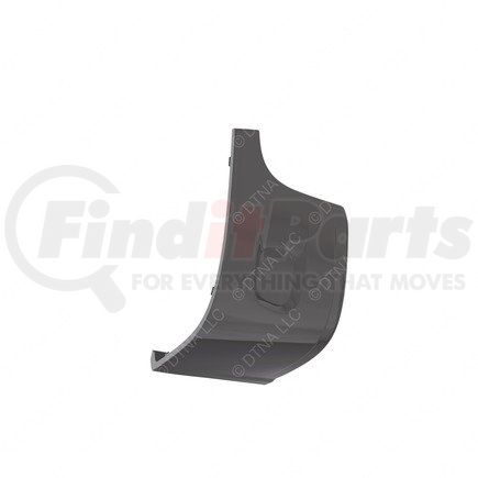 21-27300-008 by FREIGHTLINER - Bumper End Cap - Left Side, Thermoplastic Olefin, 4 mm THK