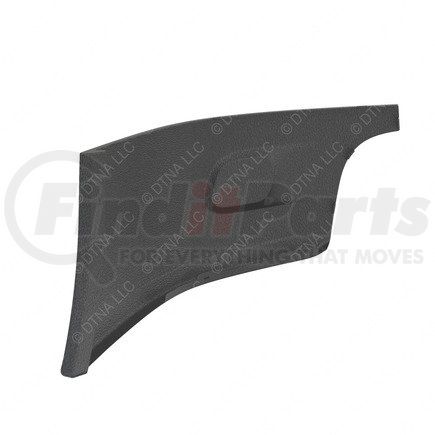 21-27300-009 by FREIGHTLINER - Bumper End Cap - Right Side, Thermoplastic Olefin, 4 mm THK