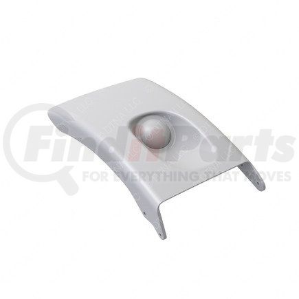 21-27739-001 by FREIGHTLINER - Bumper End - Right Hand, Polycarbonate/Polyester, Painted Argent Silver