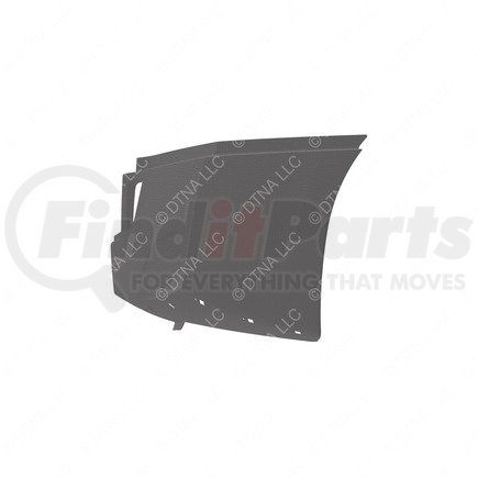 21-29100-000 by FREIGHTLINER - Bumper - Fascia, Air Dam, Gray, Left Hand