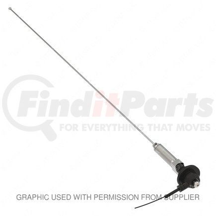 22-53483-001 by FREIGHTLINER - Radio Antenna - AM/FM, 31 Inch, Spring, Fld/X/H