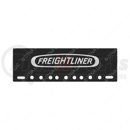 2245446000 by FREIGHTLINER - FLAP TRIM WHITE W/LOGO