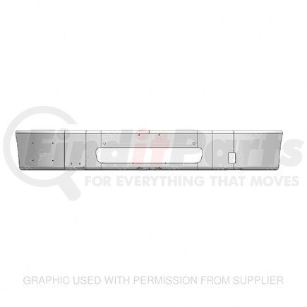 21-29192-001 by FREIGHTLINER - Bumper Assembly - B2, 1/4 Inch, Heater Receptacle