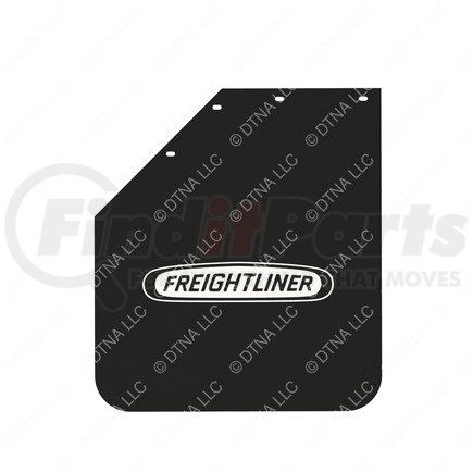 22-61645-241 by FREIGHTLINER - Mud Flap - 24 Inch, Mtr2, Black Symplastics, Sg, Right Hand