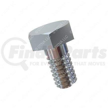 23-11681-075 by FREIGHTLINER - Screw Cap - Hexagonal, Patch Lock, Stainless Steel, 1/4 - 20 UNC x 0.75 In