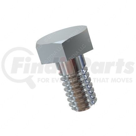 23-11681-100 by FREIGHTLINER - Screw Cap - Hexagonal, Patch Lock, Stainless Steel, 1/4 - 20 UNC x 1.00 In