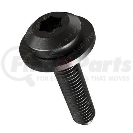 23-12982-712 by FREIGHTLINER - Screw - Machine, Sems, Pan Head, Hdi, M5, Black