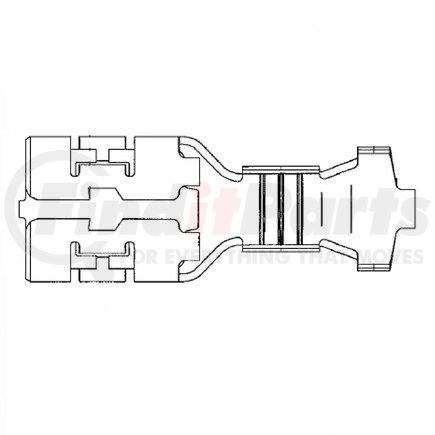 23-13215-400 by FREIGHTLINER - Electrical Cables Terminals - Female, Hrly9.5, 5-8(10-8)