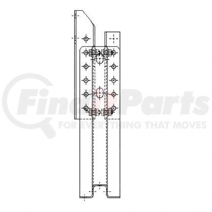 a0322896001 by FREIGHTLINER - Fuel Tank Bracket