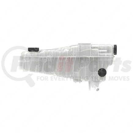 A05-28531-002 by FREIGHTLINER - Radiator Surge Tank - 2.38 gal, 26.75" L, 16.10" W, Polypropylene, 3 Holes